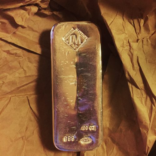 Silberbarren 100 Troy oz